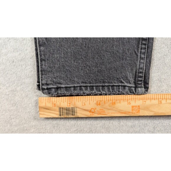Abercrombie & Fitch Women Jeans 26x29 The 90s Straight Ultra High Rise Split Hem - Picture 11 of 13